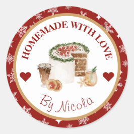 Adesivo Rótulo de Baía de Natal Holiday