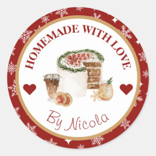 Adesivo Rótulo de Baía de Natal Holiday