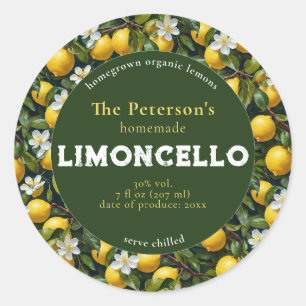 Adesivo Rótulo de Bebida Moderna com Limoncello