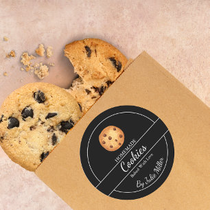 Adesivo Rótulo de Biscoitos Caseiros Simples