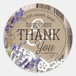 Adesivo Rótulo de Casamento Russo do Local de Lavanda da M