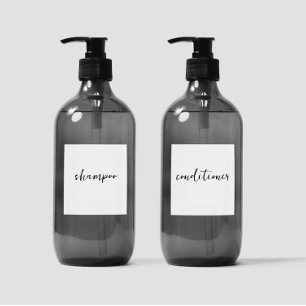 Adesivo Rótulo de conjunto de produtos de higiene pessoal