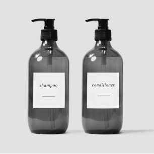 Adesivo Rótulo de conjunto de produtos de higiene pessoal