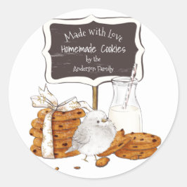 Adesivo Rótulo de Cookies do País