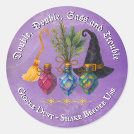 Adesivo Rótulo de Elixir Enfeitiçado – Festa de Halloween