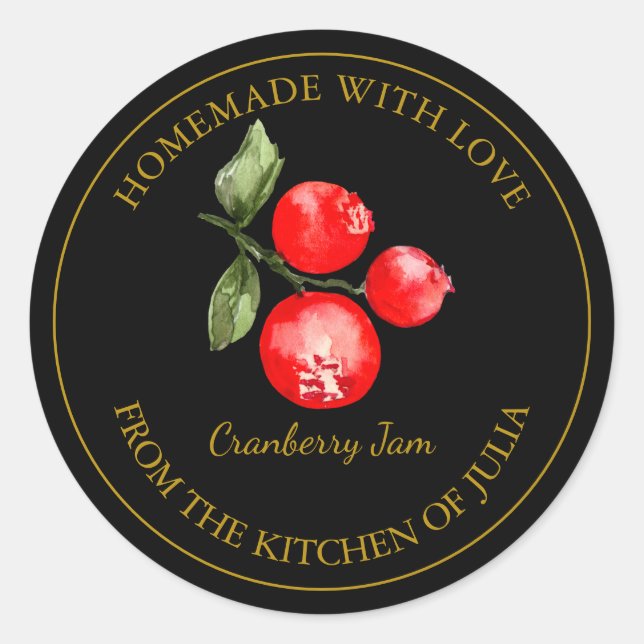 Adesivo Rótulo de Emperramento de Amoreira Dourada | Preto (Frente)