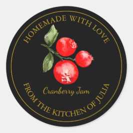 Adesivo Rótulo de Emperramento de Amoreira Dourada | Preto