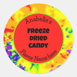 Adesivo Rótulo de Encapsulamento Colorido Personalizado de