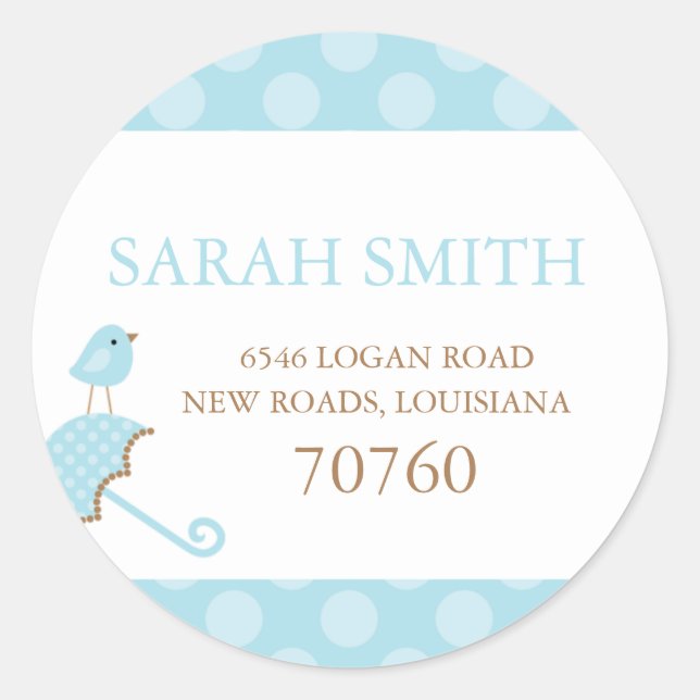 Adesivo Rótulo de Endereço (Frente)