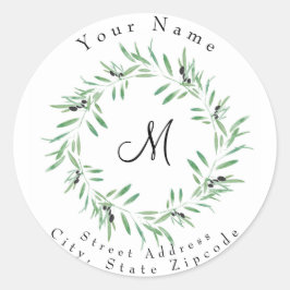 Adesivo Rótulo de Endereço de Ferro Preto-Azul