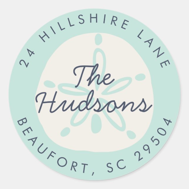 Adesivo Rótulo de Endereço de Retorno Sandollar (Frente)