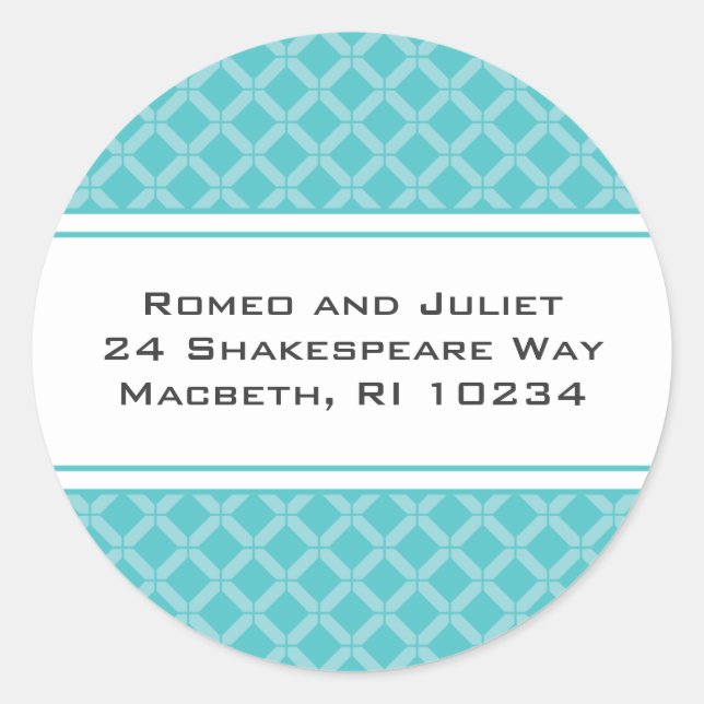 Adesivo Rótulo de Endereço Flora Bee (Frente)