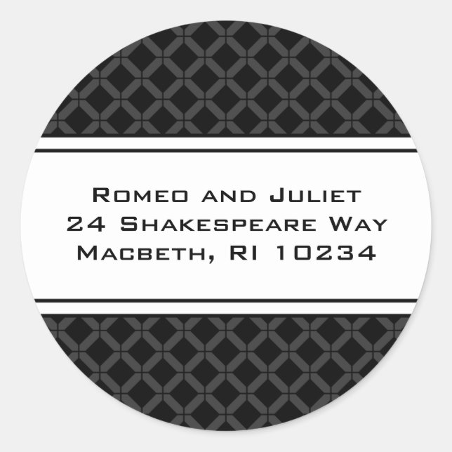 Adesivo Rótulo de Endereço Flora Bee (Frente)