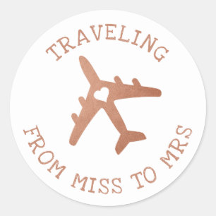 Adesivo Rótulo de Favor da Sra. Chá de panela Bachelorette