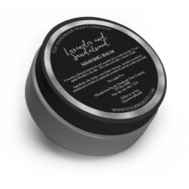 Adesivo Rótulo de Jar de Cosméticos Pretos e Prateados w I