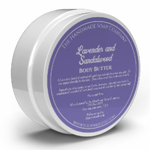 Adesivo Rótulo de Jar de Cosméticos Puros w Ingredientes