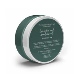 Adesivo Rótulo de Jar de Cosméticos Verdes Minimalistas w 