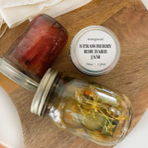 Rótulo de Jarra de Comida Caseira Personalizado