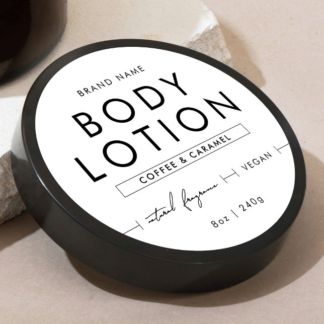 Adesivo Rótulo de Jarro de Cosméticos para Esfoliante de L (Criador carregado)