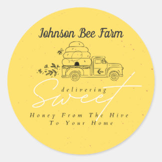 Adesivo Rótulo de mel
