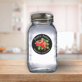 Adesivo Rótulo de Molho de Pasta de Tomate para Negócios d