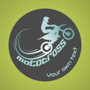 Adesivo Rótulo de moto transversal de moto