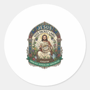Adesivo Rótulo de Pacote de Sementes Jesus Pacote de Semen