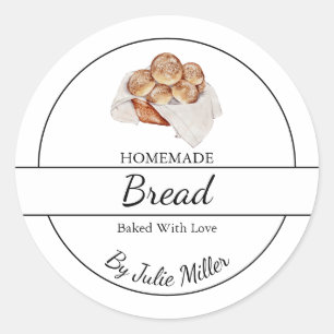 Adesivo Rótulo de Pão Simples