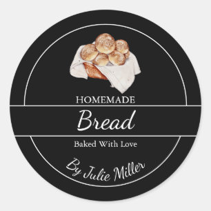 Adesivo Rótulo de Pão Simples