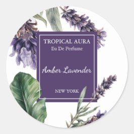 Adesivo Rótulo de Perfume Lavanda