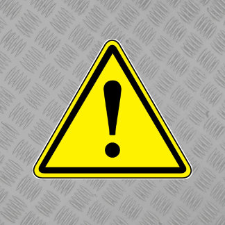 Adesivo Rótulo de Perigo Geral