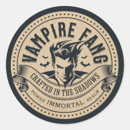 Adesivo Rótulo de Poção Vintage Presa de Vampiro Decoração