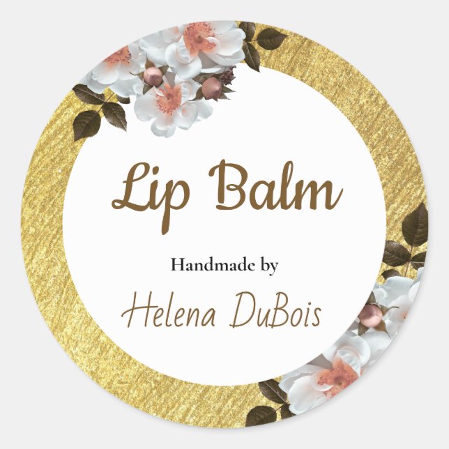 Adesivo Rótulo de produto Bip Balm Simples (Frente)