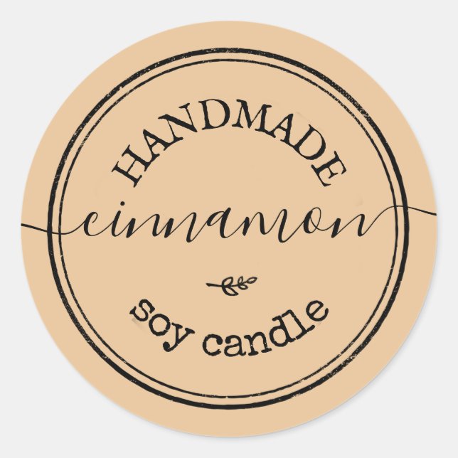 Adesivo Rótulo de Produto Camel Manuscrito Feito à Mão Bor (Frente)
