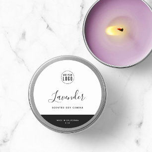 Adesivo Rótulo de Produto de Contraste de Cores Editáveis