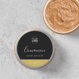 Adesivo Rótulo de Produto de Contraste de Cores Editáveis