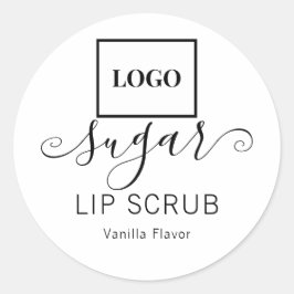 Adesivo Rótulo de Produto de Esfoliante Labial Açúcar Cali