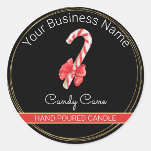Adesivo Rótulo de Produto de Velas de Canas de Abalas Pre