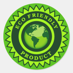 Adesivo Rótulo de produto ecológico