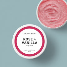 Rótulo de Produto Minimalista e Cor Editável