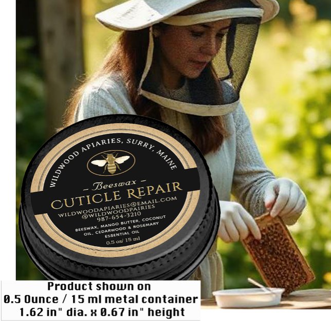 Adesivo Rótulo de reparo de cutícula de cera de abelhas do (Criador carregado)