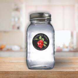 Adesivo Rótulo de Suco de Cranberry para Negócios de Enlat
