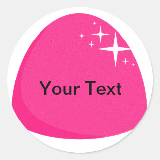 Adesivo Rótulo do Buffet Docente com Vedante Rosa Gigante