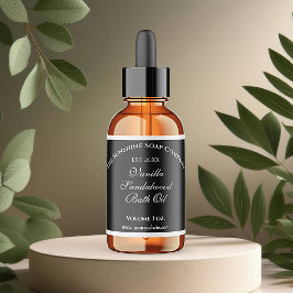 Adesivo Rótulo do Frasco do conta-gotas à prova d'água pre