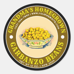 Adesivo Rótulo do Garbanzo Modelo