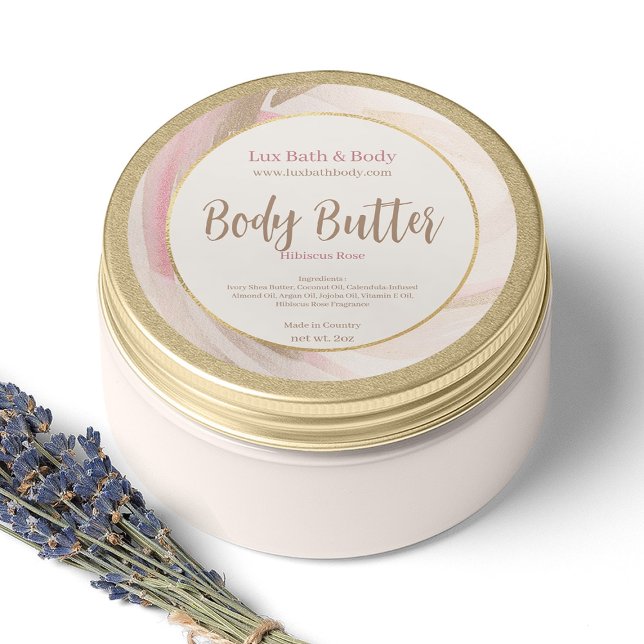 Adesivo Rótulo do Produto Dourado, bonito, Rosa, Bruto, Ro (Criador carregado)