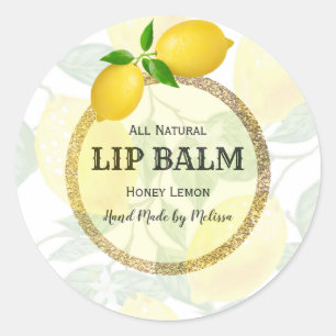 Adesivo Rótulo do Produto Lip Limon Moderno