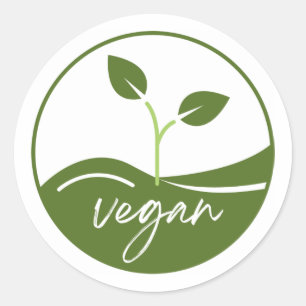 Adesivo Rótulo do produto Vegan