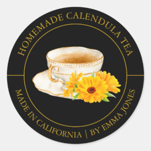 Adesivo Rótulo do Tea Modern do Calendário