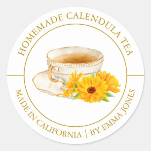 Adesivo Rótulo do Tea Modern do Calendário